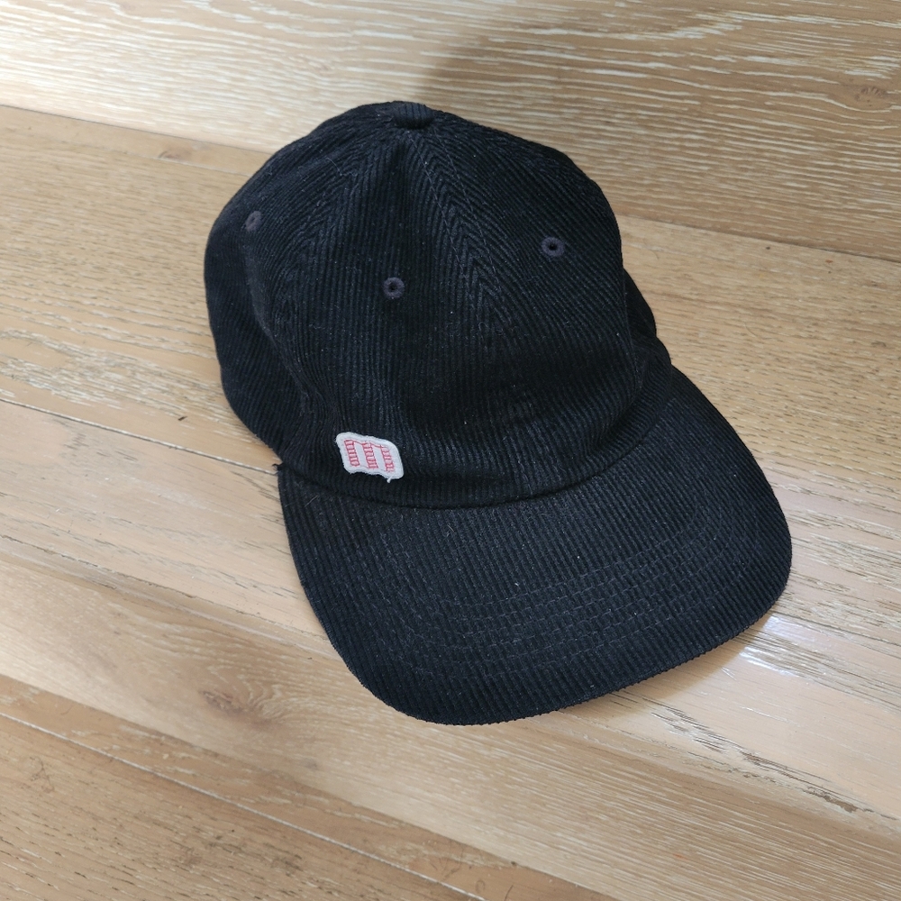 Topo Designs Black Corduroy Baseball Cap